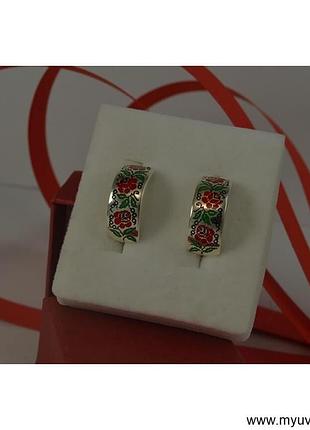 Серьги вышиванка 7