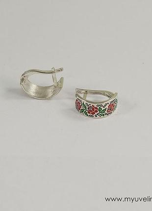 Серьги вышиванка 6