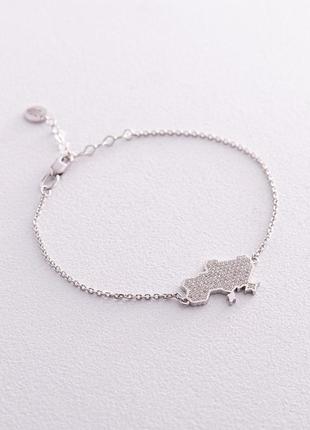 Золотой браслет "украина" с бриллиантами 
528341121