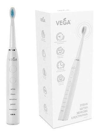 Ультразвуковая зубная щетка vega vt-600 white гарантия 1 год