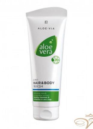 Шампунь для волос и тела aloe vera.