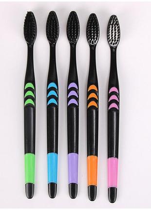 Бамбукова зубна щітка з ультра-тонкими щетинками3 фото