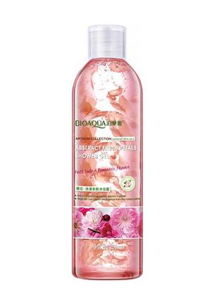 Гель для душа bioaqua abstract fresh petals shower gel 250 мл сакура1 фото