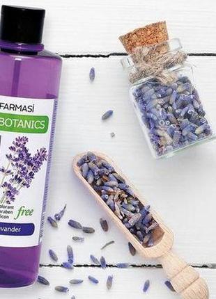 Гель для душа лаванда farmasi botanics.