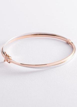 Жорсткий золотий браслет б04785