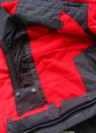 Спортивная горнолыжная непромокаемая термо теплая куртка парка с капюшоном lupilu2 фото