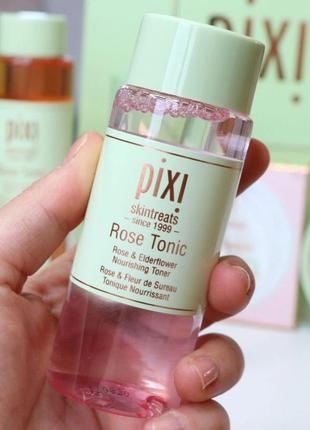 Pixi rose tonic 100 ml тоник увлажняющий с розовой водой пикси 100 мл2 фото