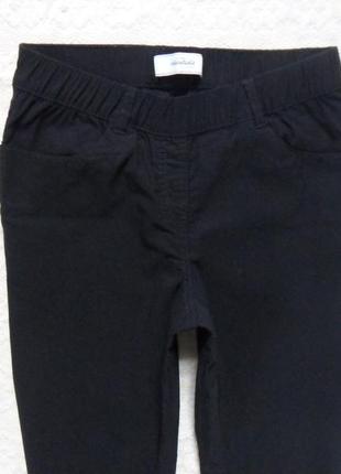 Стильные утягивающие черные штаны леггинсы скинни tchibo, 12 размер.5 фото