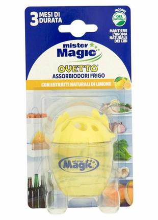 Освежитель воздуха и поглотитель запаха в холодильник mister magic (яйцо)