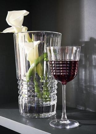 Бокалы для вина и воды  rendez-vous 250 мл из хрустального стекла набор 6 шт