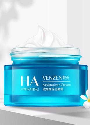 Крем для лица с гиалуроновой кислотой venzen ha hyaluronic acid (50г)2 фото