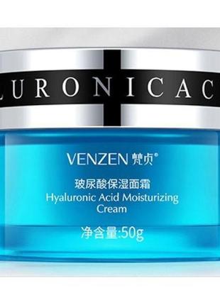 Крем для обличчя з гіалуронової кислотою venzen ha hyaluronic acid (50г)