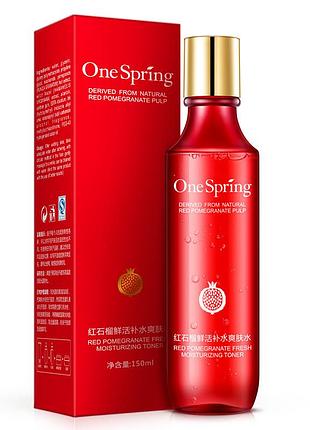 Тоник для лица с экстрактом граната onespring derived from natural red pomegranate pulp (150мл)
