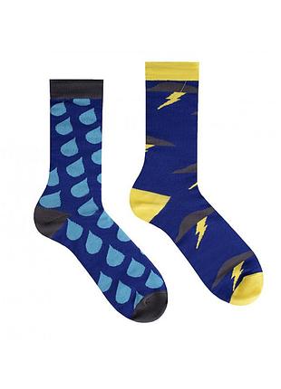 Высокие носки от бренда sammy icon разнопарные downpour. артикул: 27-0401