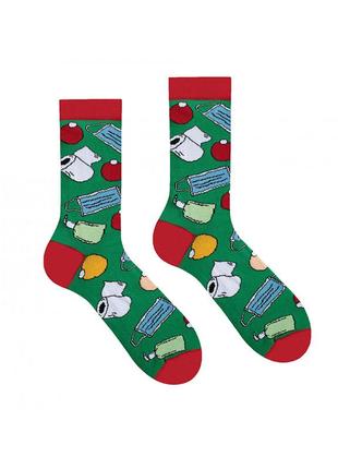 Высокие носки унисекс от sammy icon "новый год 2021". артикул: 27-0478