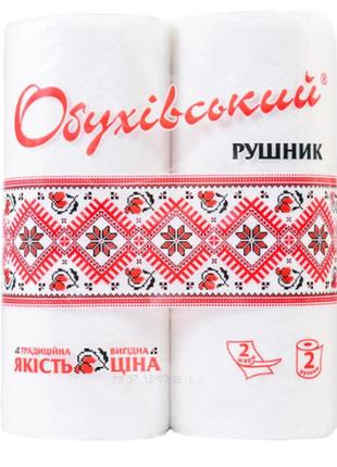 Рушник паперовий обуховський у рулоні (пач. 2 шт)
