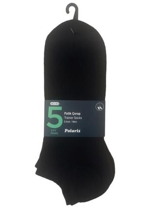 Шкарпетки чоловічі набір із 5 шт. patik ωorap trainer socks, р.40-44, код: n5025