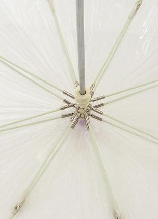 Детский прозрачный зонт zest птички ( механика ) арт. 51510-177 фото
