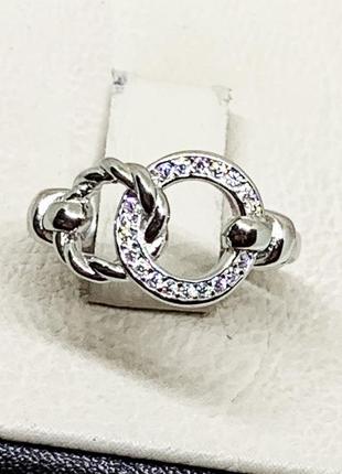 Каблучка срібна з кубічним цирконієм 16,5 2,83 г