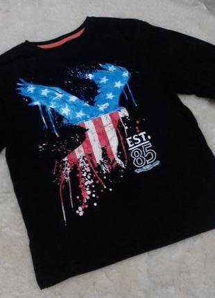 Модний регланчик rebel на 8-9 років