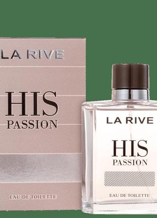 Туалетна вода для чоловіків la rive his passion2 фото