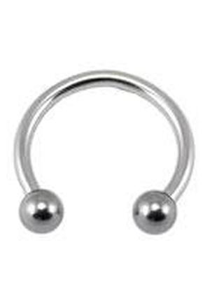 Шарик подкованый циркуляр для пирога 10х1.2х3/3 сталь 316l mr.piercing