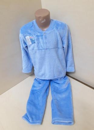 Махровая пижама для мальчика девочки р. 86  92 98 104 1107 фото