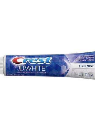 Зубна паста crest 3d white ultra 158 g