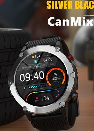 Чоловічий сенсорний смарт-годинник smart watch, розумний годинник для фітнесу, спорту canmixs-d45s