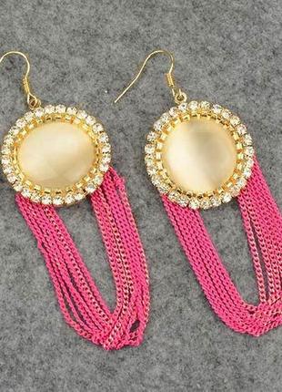 Сережки з ланцюжками