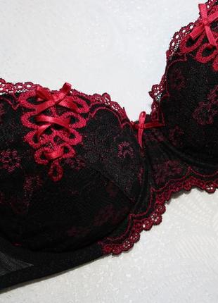 75с-34с игривый кружевной бюстгальтер lepel (италия) внутри чашек хлопок!