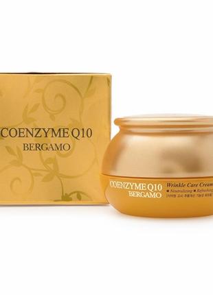 Крем для лица с коэнзимом q10 bergamo coenzyme q10 wrinkle care cream 50g
