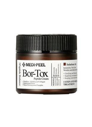 Крем для обличчя з пептидами, ефект ботокса medi-peel bor-tox peptide cream 50g