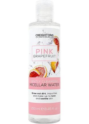 Мицеллярная вода с экстрактом розового грейпфрута creightons pink grapefruit cleansing micellar water 250 мл1 фото