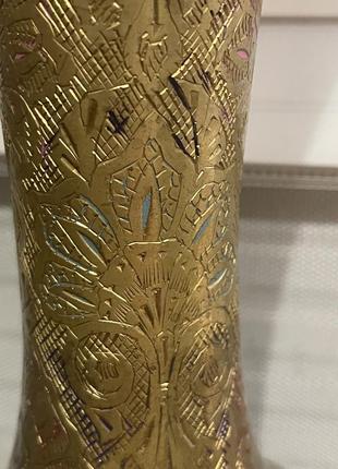 Вінтажна ваза з латуні