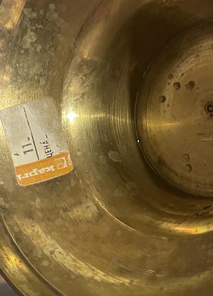 Вінтажна ваза з латуні