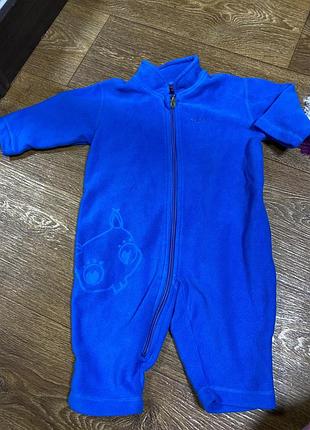 Поддева флис reima 68+6 человечек комбинезон