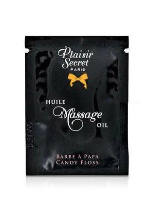 Пробник масажного масла plaisirs secrets candy floss (3 мл)1 фото