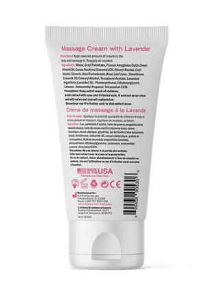 Масажний крем з лавандою desire by swiss navy massage cream 150 мл2 фото