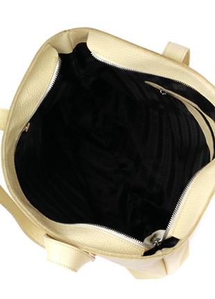 Яскрава жіноча сумка-шоппер shvigel 16359 лимонний6 фото