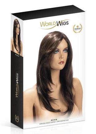 Перука world wigs olivia long chestnut