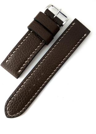 Шкіряний ремінець для годинника 22мм