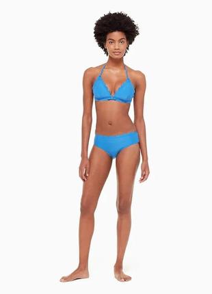 Купальник раздельный с фигурными краями kate spade голубой