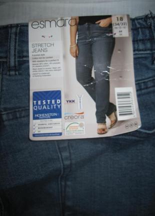 Новые, джинсы  slim fit, esmara,  германия, р.европ.44, 18, 34/321 фото