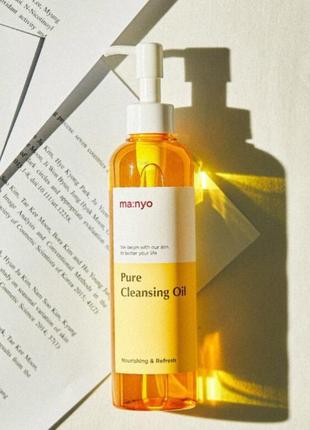 Manyo pure cleansing oil 200 ml - масло гидрофильное универсальное5 фото