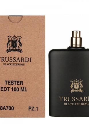 Trussardi black extreme туалетная вода (тестер в коробке) 100ml (8011530994792)1 фото