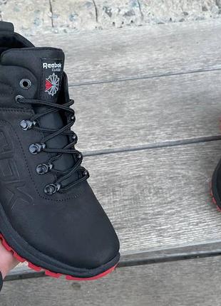 Зимние мужские кожаные кроссовки рибок reebok