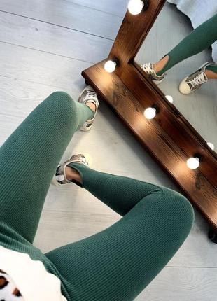 Лосіни ангора рубчик9 фото