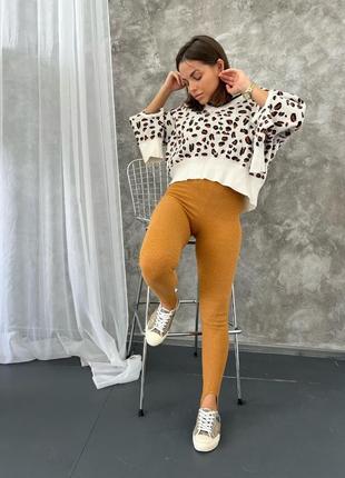 Лосіни ангора рубчик5 фото