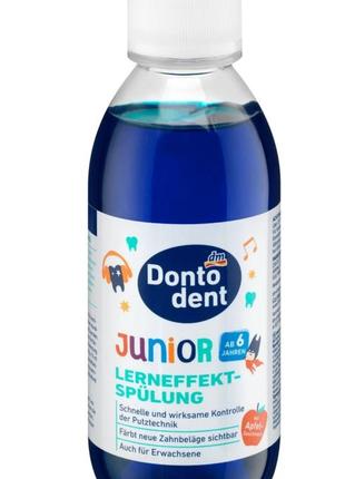 Ополіскувач для рота дитячий donto dent kinder lerneffekt, 200ml, німеччина1 фото